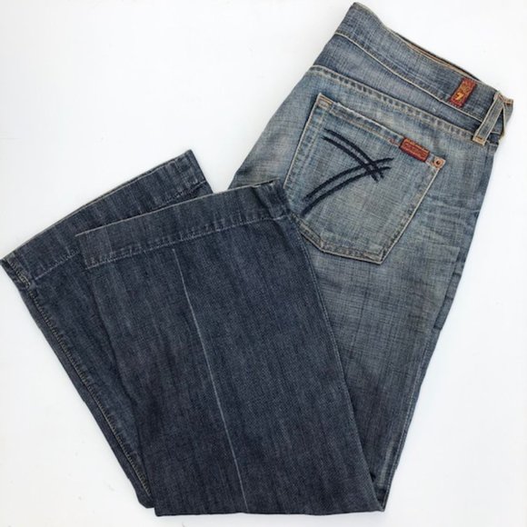 7 FOR ALL MANKIND Crop DOJO Jeans - Picture 2 of 5